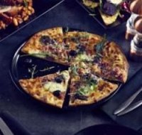 Luna Matt Black Pizza Plate